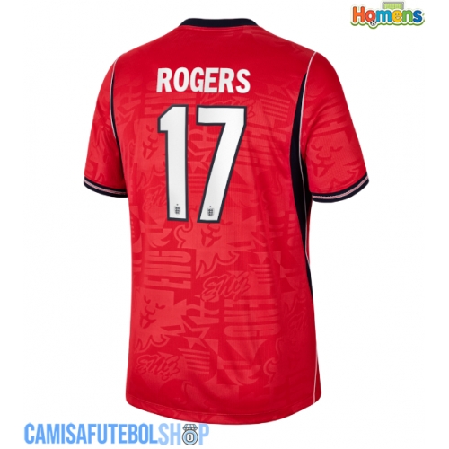 Camisa de time de futebol Inglaterra Morgan Rogers #17 Replicas 2º Equipamento Mundo 2026 Manga Curta